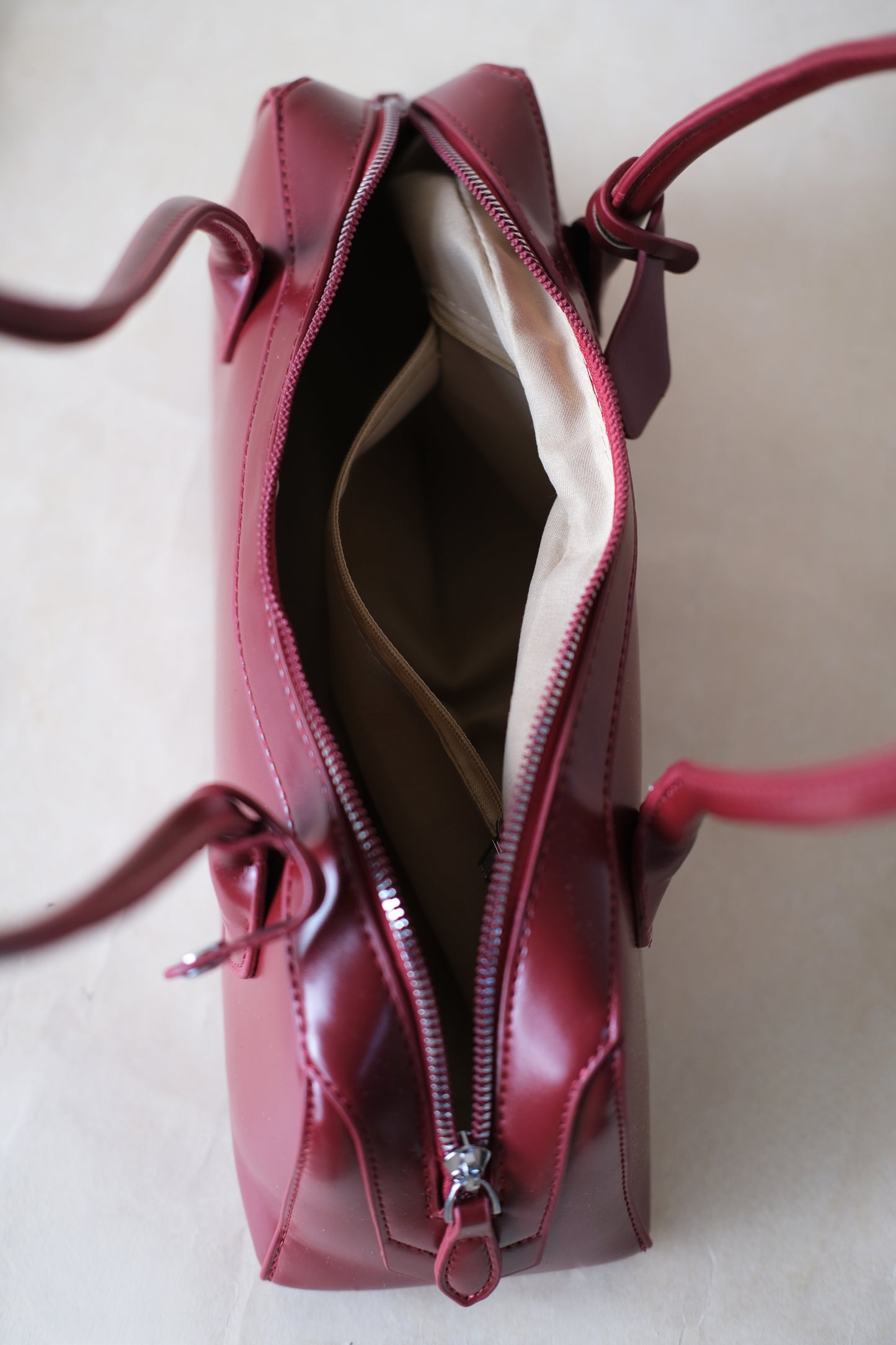 Clémence Shoulder Baguette - Red