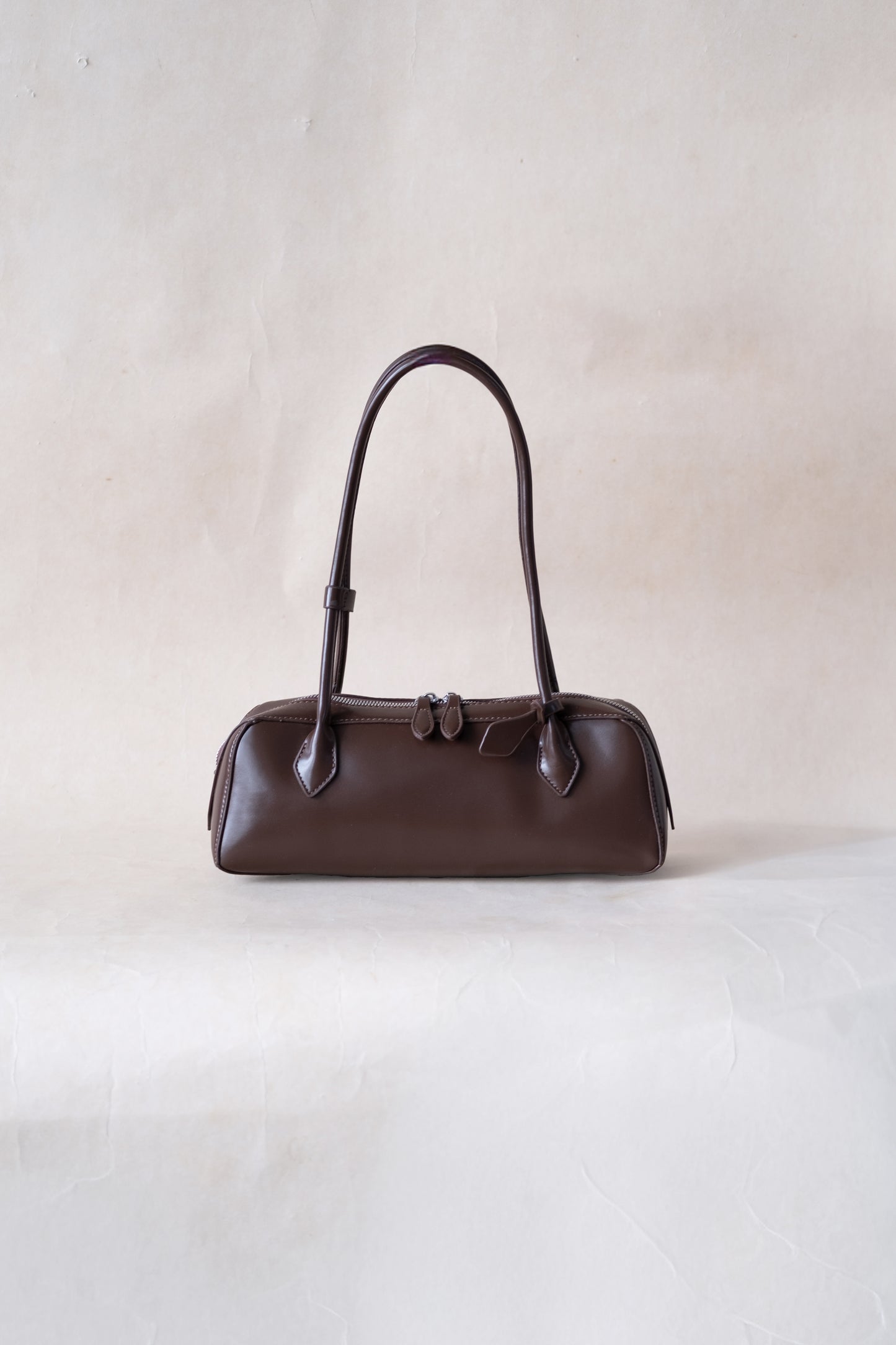 Clémence Shoulder Baguette - Coffee