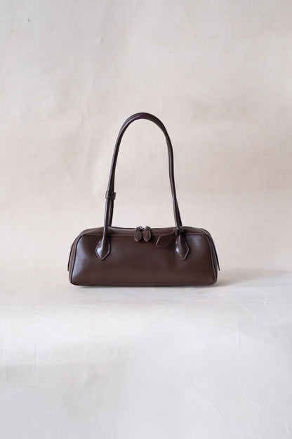 Clémence Shoulder Baguette - Coffee