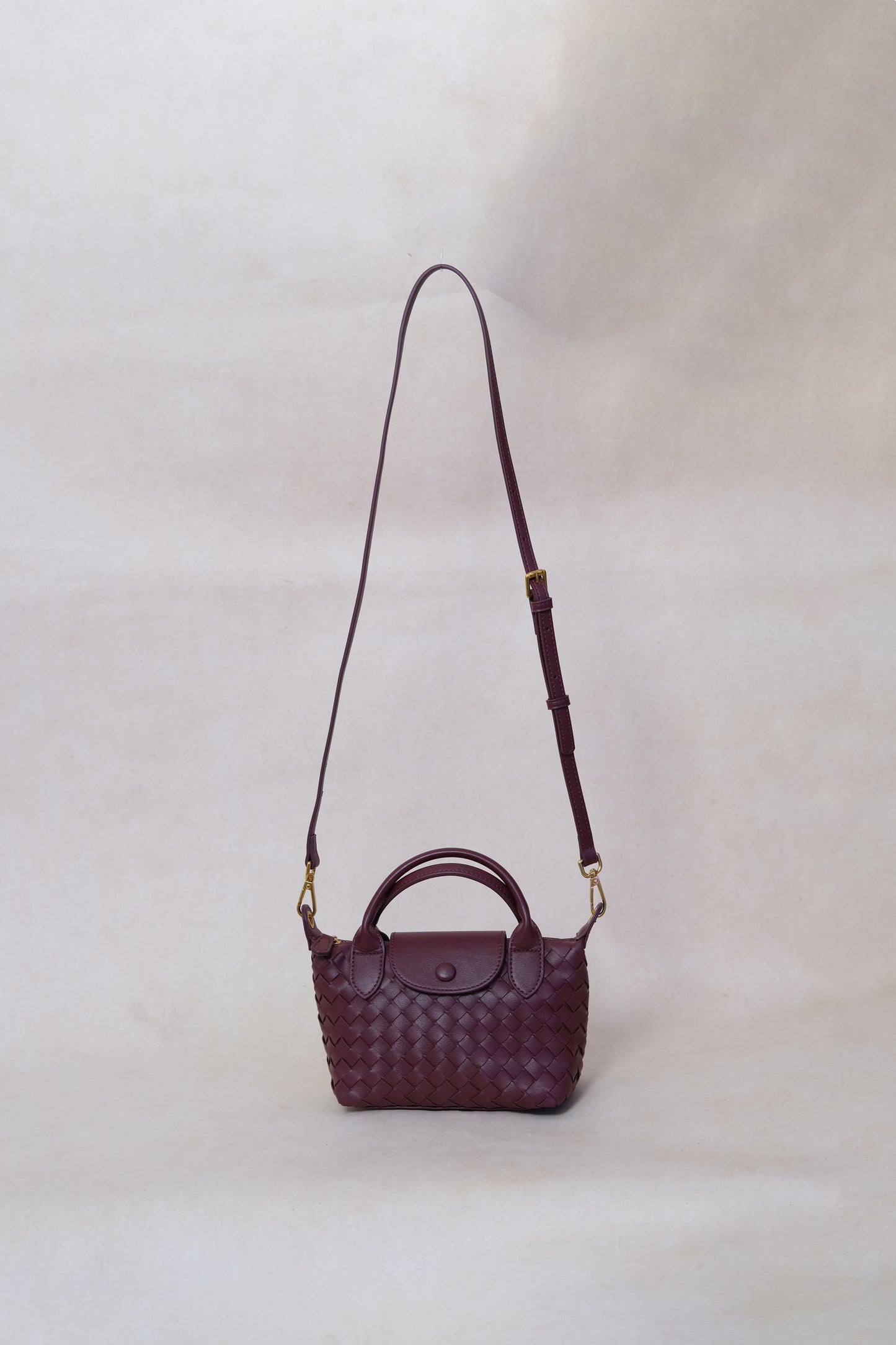 Artisan Véra Mini Carry Bag - Shinny Wine Red