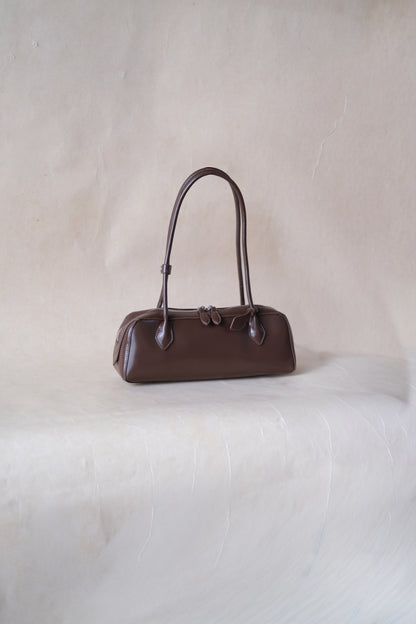 Clémence Shoulder Baguette - Coffee