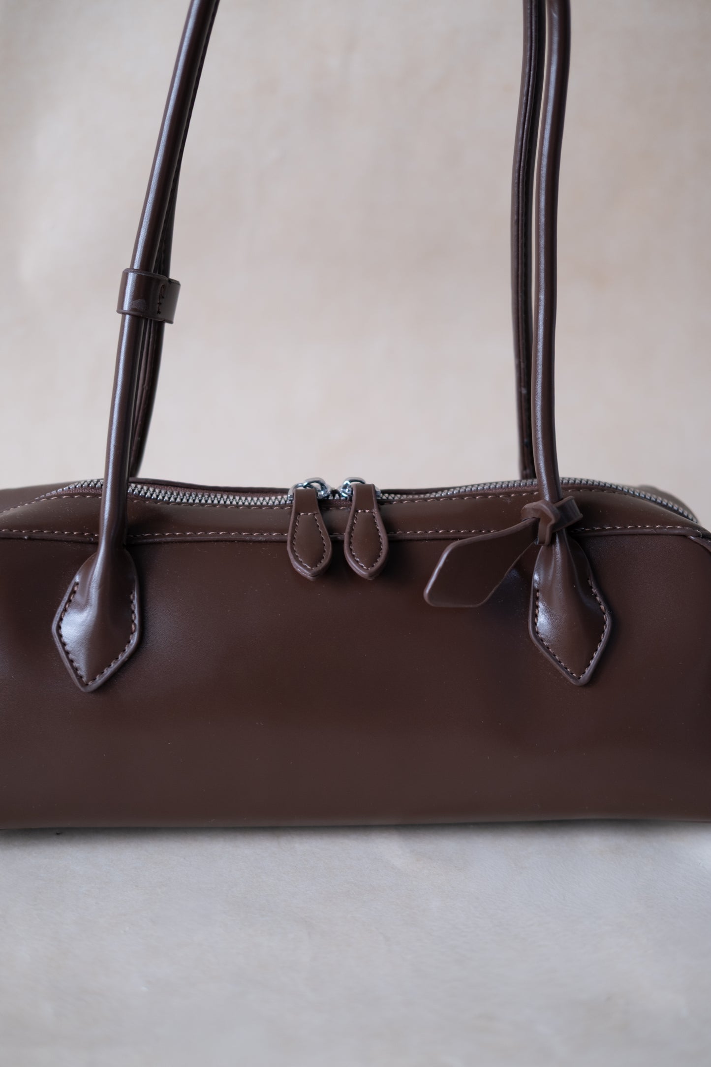 Clémence Shoulder Baguette - Coffee