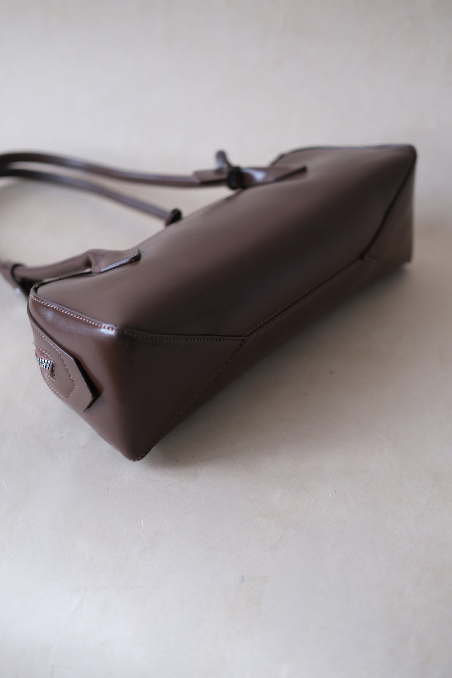 Clémence Shoulder Baguette - Coffee