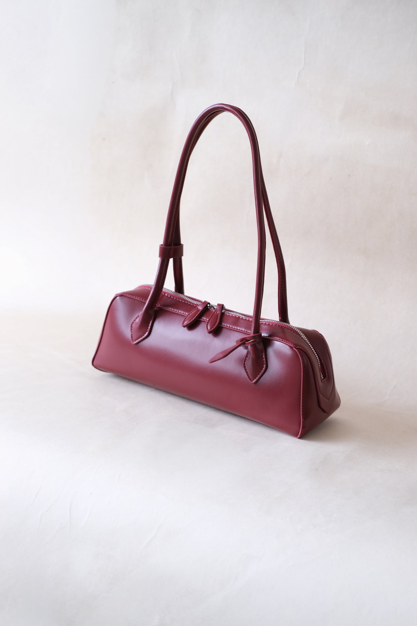 Clémence Shoulder Baguette - Red