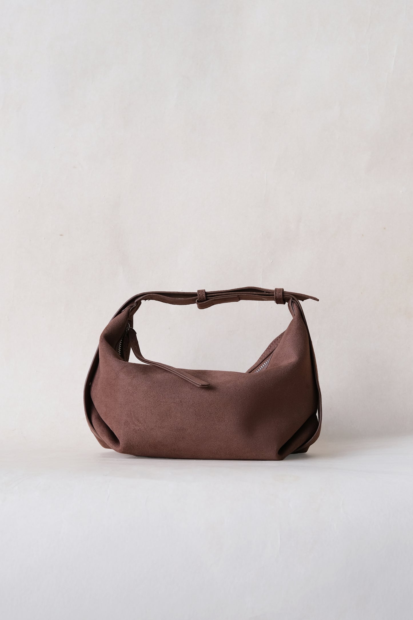 French Retro Matte Lunch Box Bag - Brown