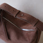 French Retro Matte Lunch Box Bag - Brown