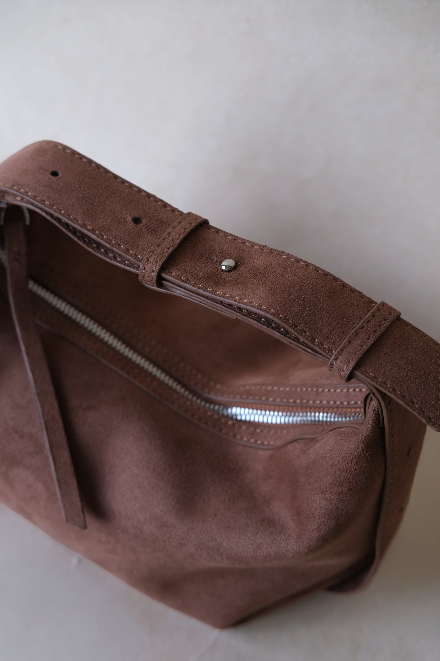 French Retro Matte Lunch Box Bag - Brown