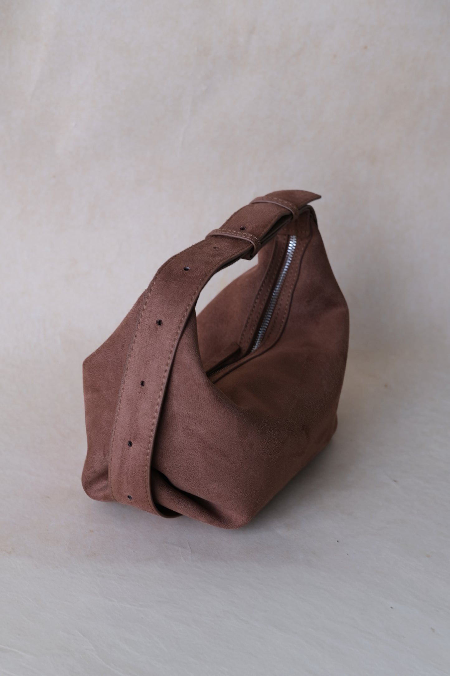 French Retro Matte Lunch Box Bag - Brown