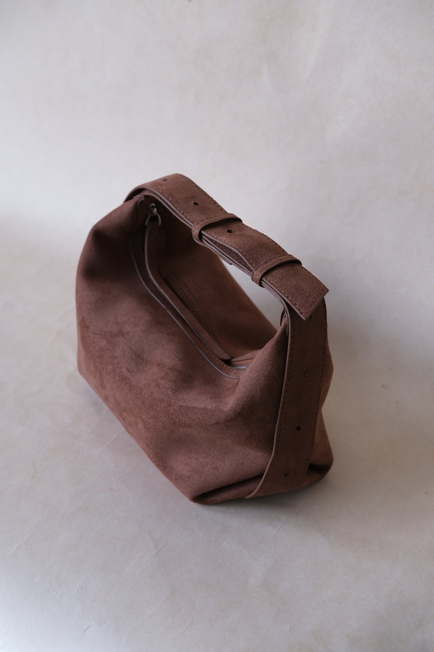 French Retro Matte Lunch Box Bag - Brown