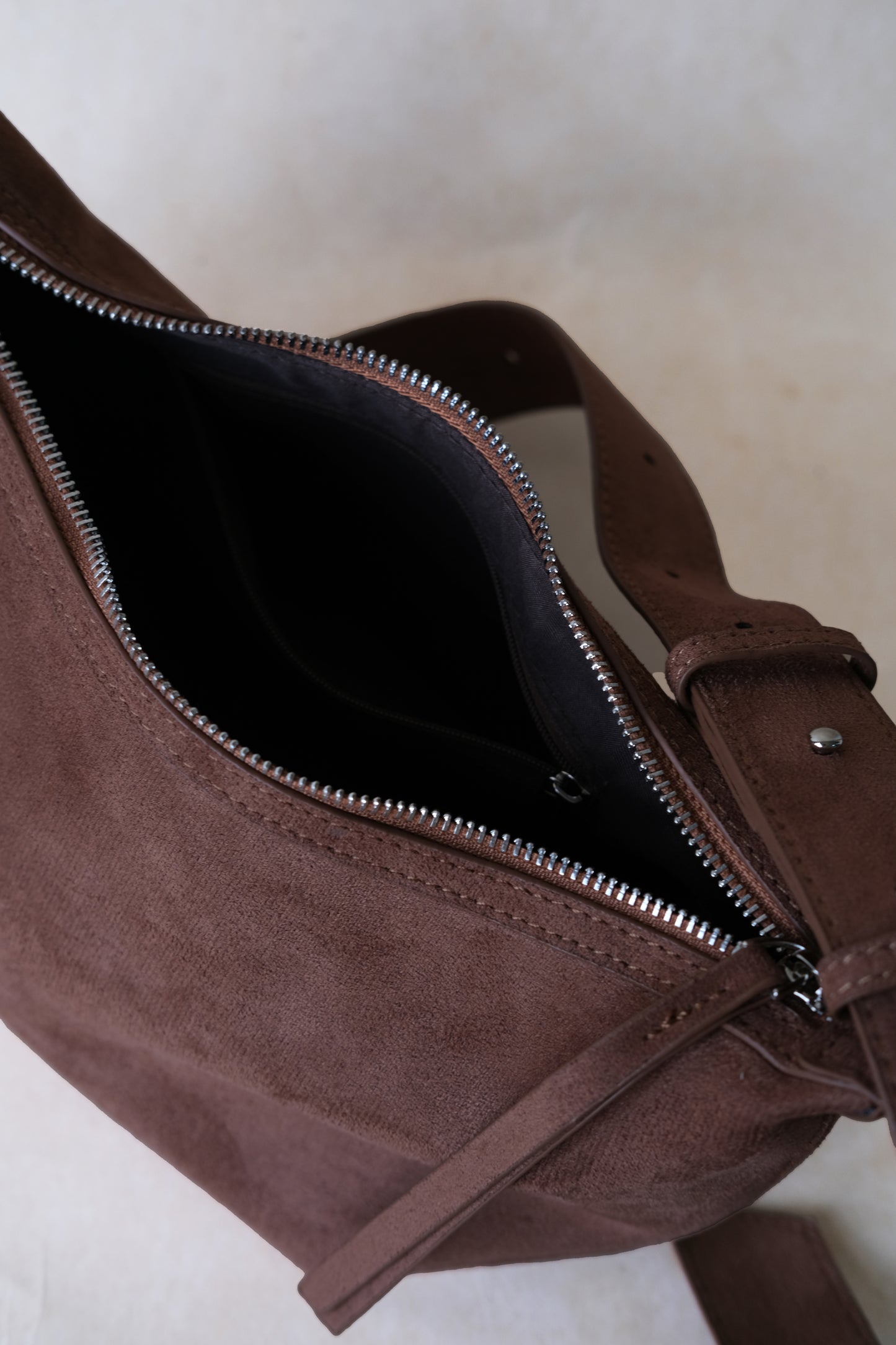 French Retro Matte Lunch Box Bag - Brown