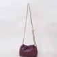 Artisan Signature Cloud Bag - Shinny Wine Red