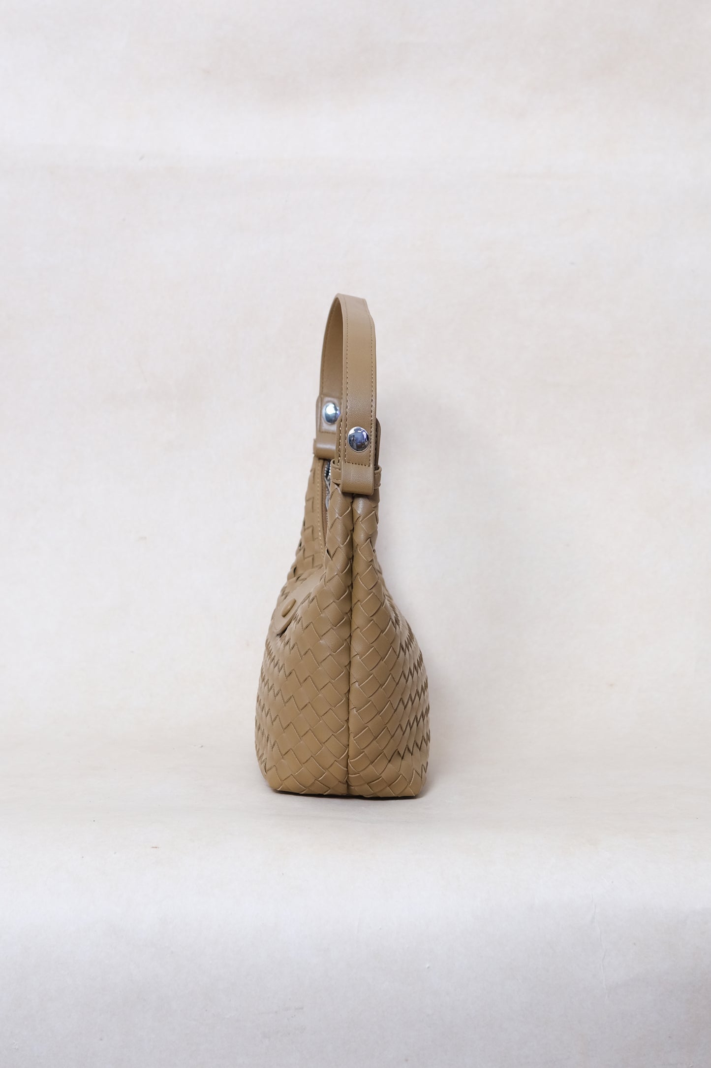 Artisan Aurelia Crescent Bag - Khaki
