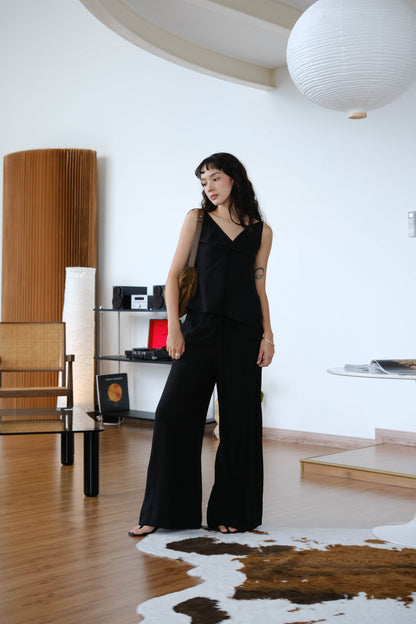 Twist Camisole In Classic Black