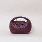 Artisan Aurelia Crescent Bag - Shinny Wine Red