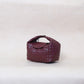 Artisan Aurelia Crescent Bag - Shinny Wine Red