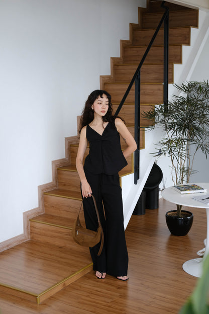 Twist Camisole In Classic Black