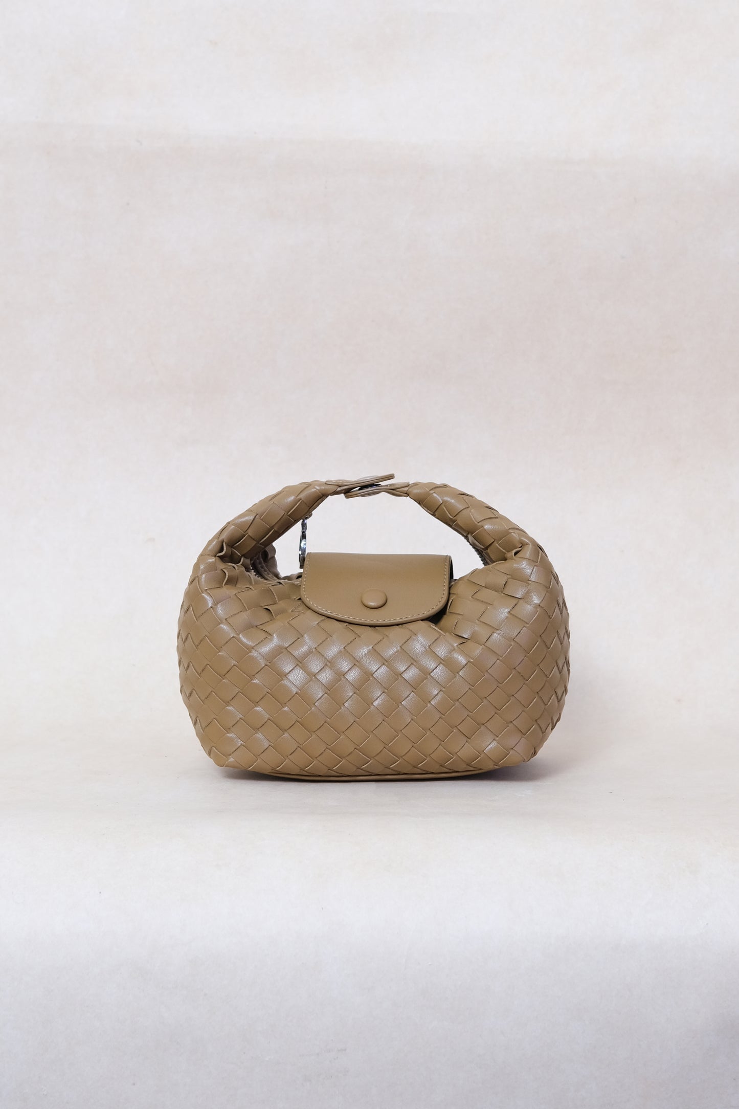 Artisan Aurelia Crescent Bag - Khaki