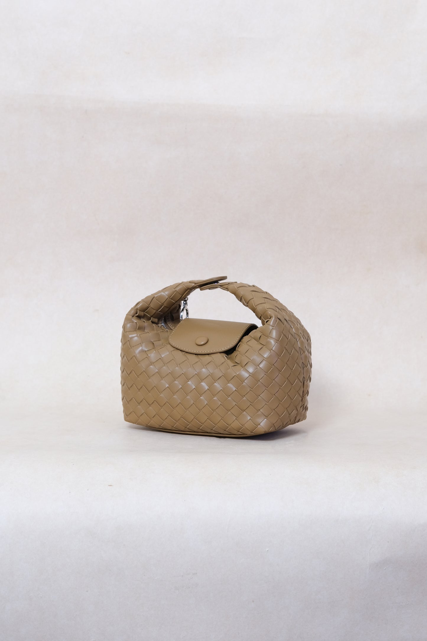 Artisan Aurelia Crescent Bag - Khaki