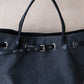 Élan Belted Canvas Tote - Black
