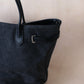 Élan Belted Canvas Tote - Black