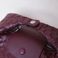 Artisan Aurelia Crescent Bag - Shinny Wine Red