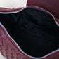 Artisan Aurelia Crescent Bag - Shinny Wine Red