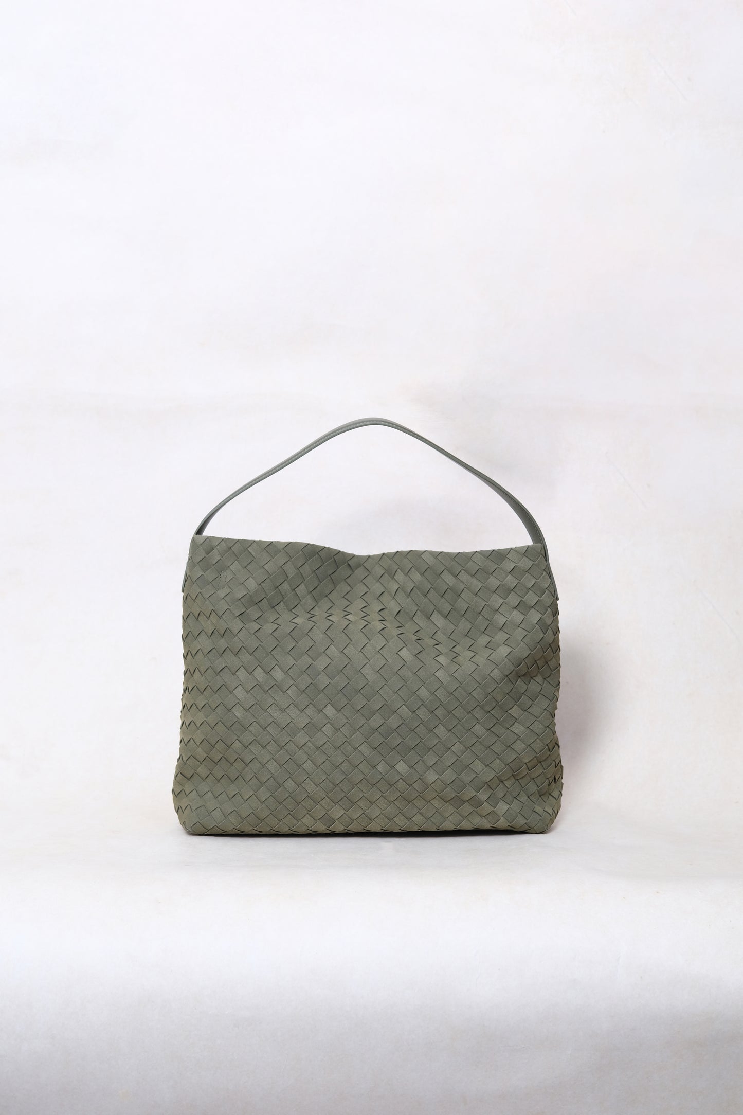 Artisan Soft Texture Tote - Olive Green