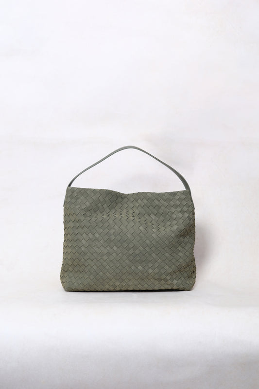 Artisan Soft Texture Tote - Olive Green
