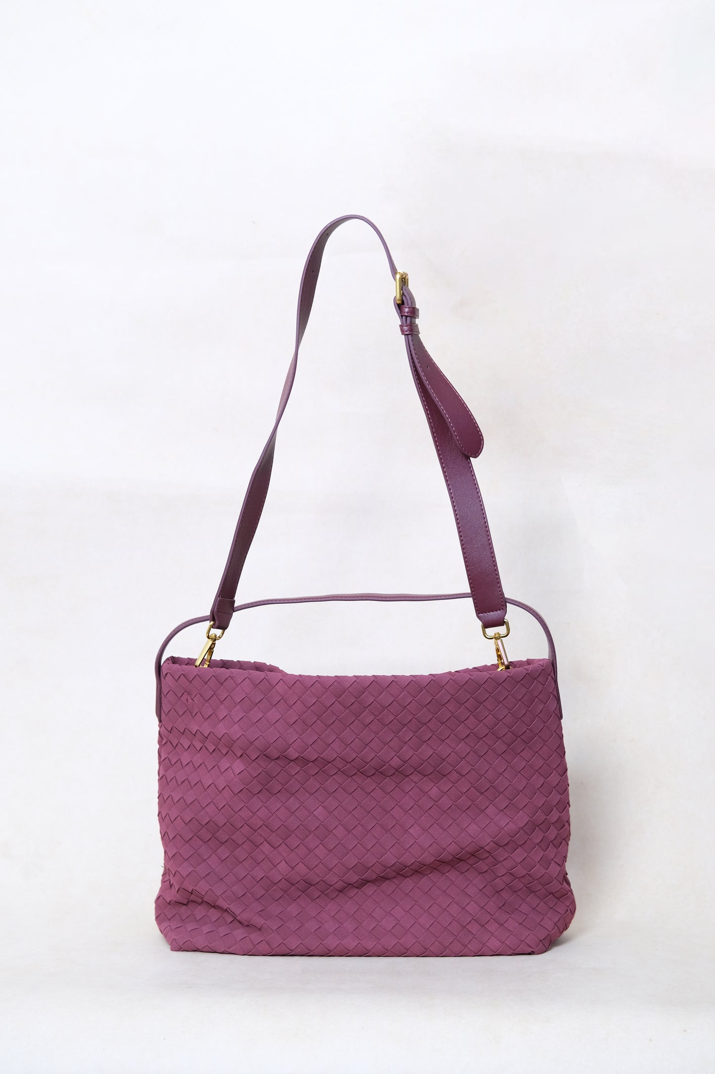 Artisan Soft Texture Tote - Wine Red