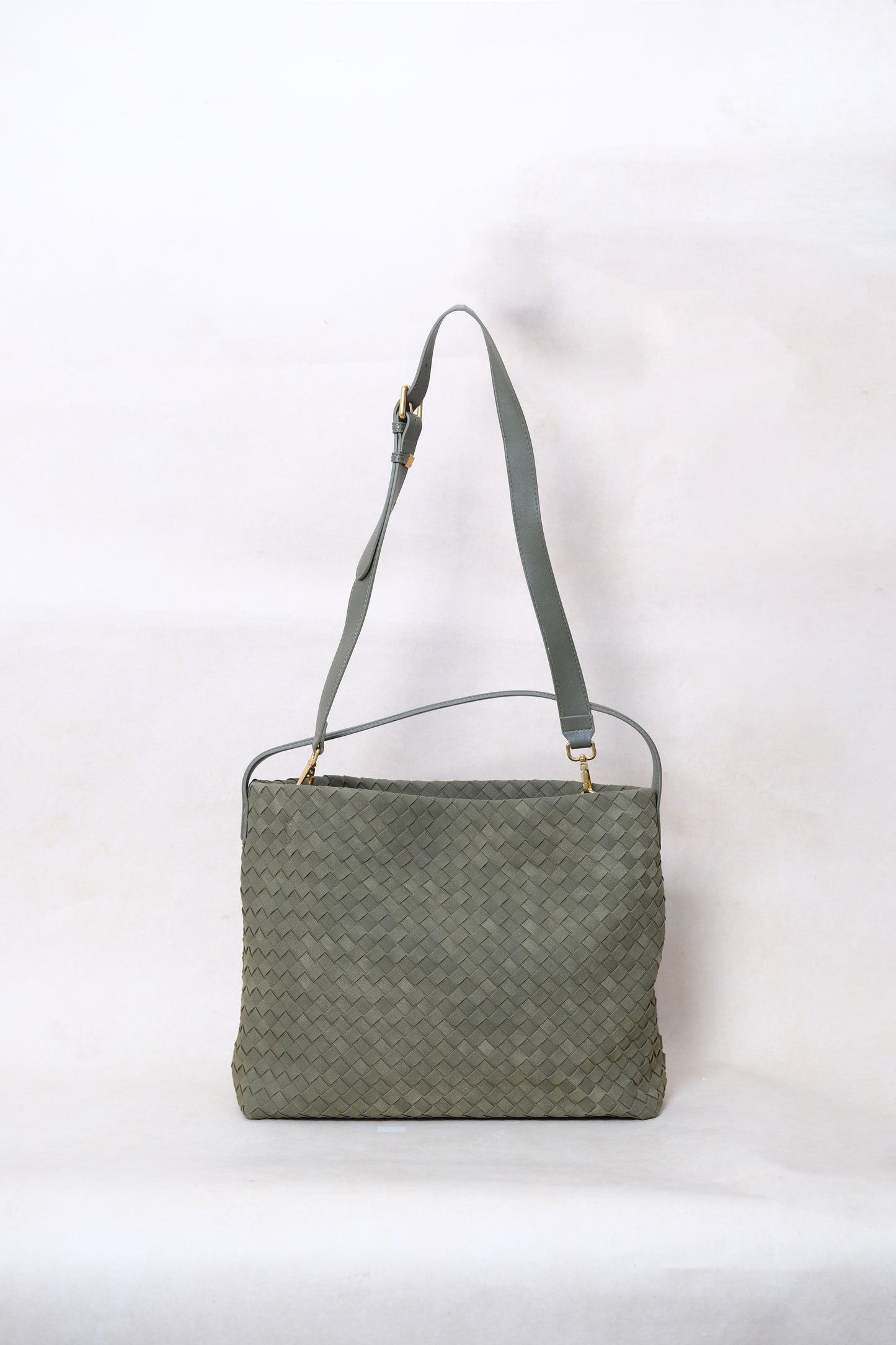 Artisan Soft Texture Tote - Olive Green