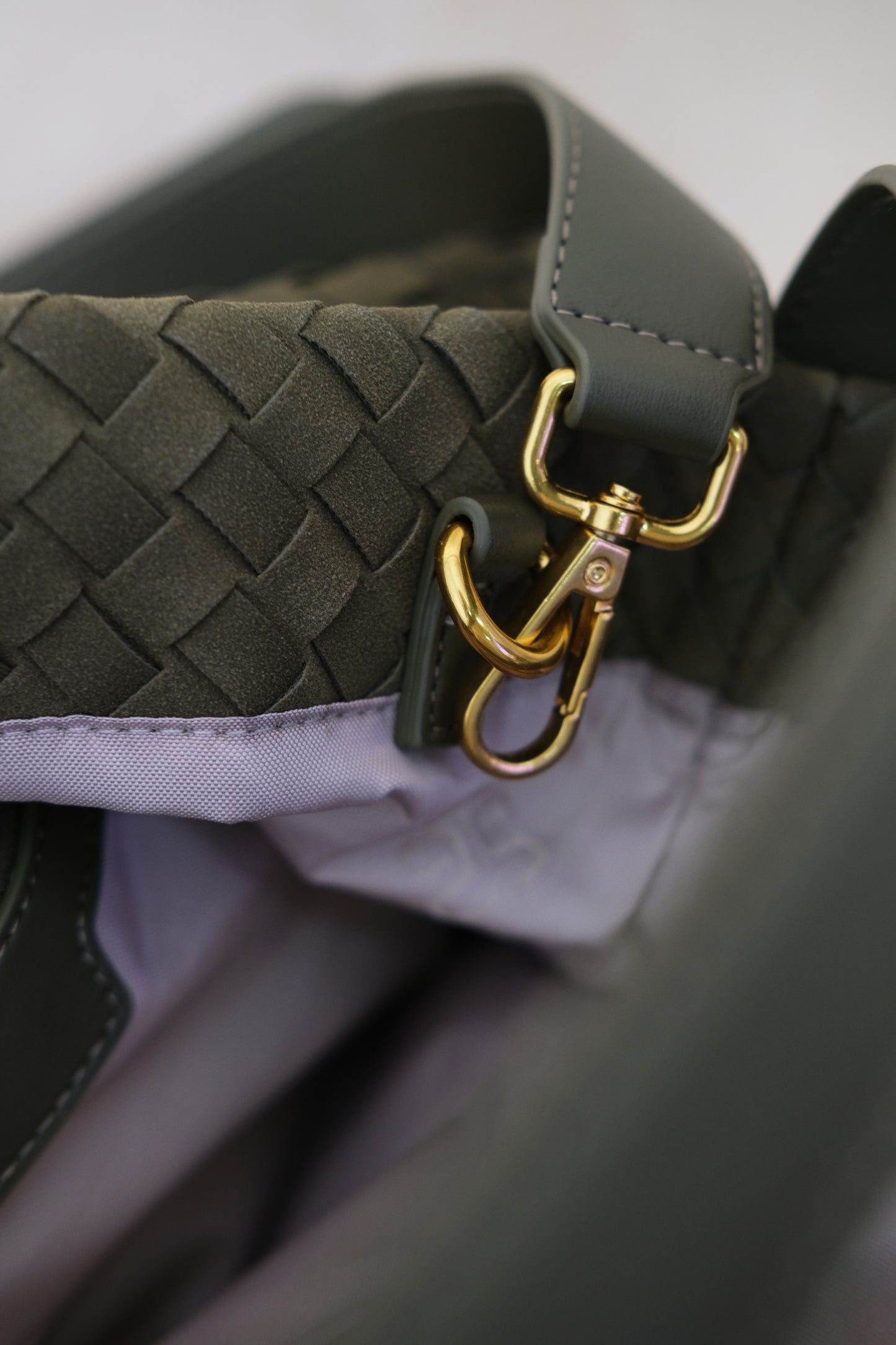 Artisan Soft Texture Tote - Olive Green