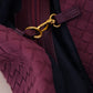 Artisan Soft Texture Tote - Wine Red