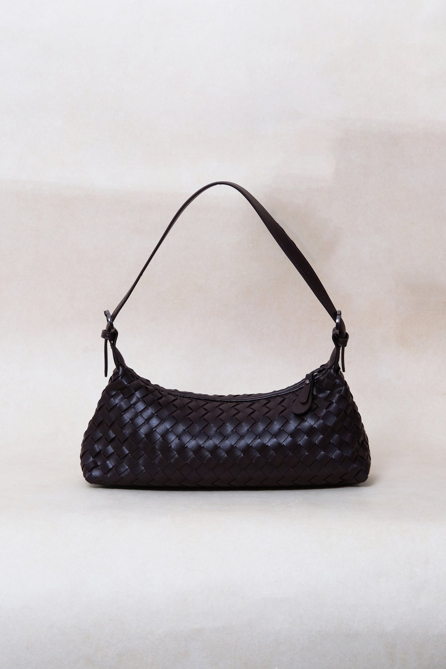 Maison Artisan Colette Baguette Bag - Black Currant