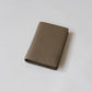 Genuine Leather Multifunctional Card Holder In Elephant Grey