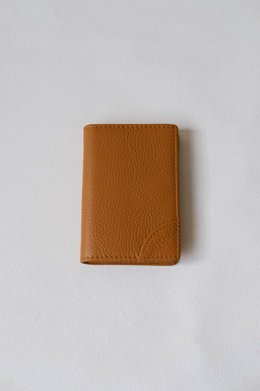 Genuine Leather Multifunctional Card Holder In Coffee