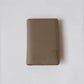 Genuine Leather Multifunctional Card Holder In Elephant Grey