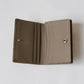 Genuine Leather Multifunctional Card Holder In Elephant Grey