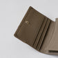 Genuine Leather Multifunctional Card Holder In Elephant Grey