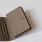 Genuine Leather Multifunctional Card Holder In Elephant Grey