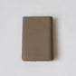 Genuine Leather Multifunctional Card Holder In Elephant Grey