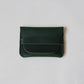 Handmade Genuine Leather Wallet In Dark Green
