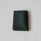 Handmade Cowhide Card Clip In Dark Green