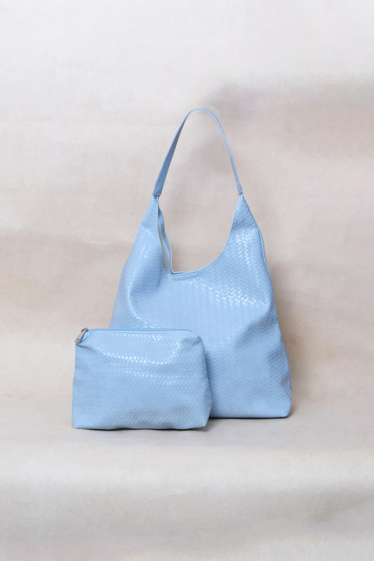 The Pure Elegance Tote - Baby Blue