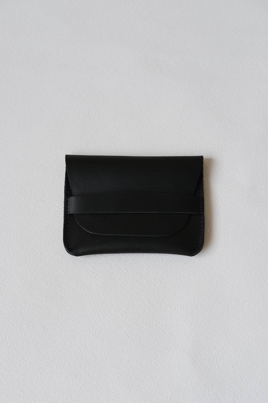 Handmade Genuine Leather Wallet In Classic Black