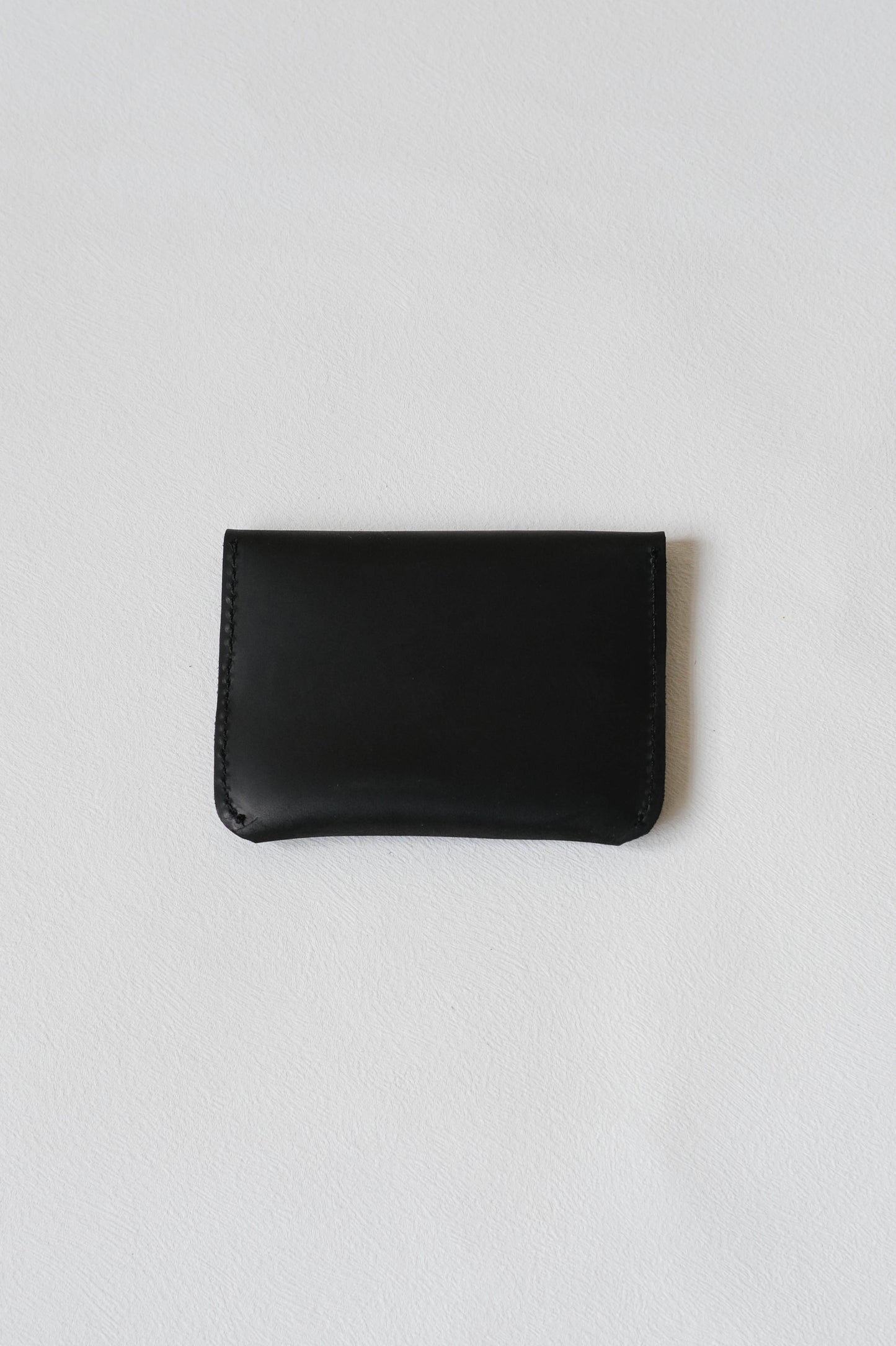 Handmade Genuine Leather Wallet In Classic Black