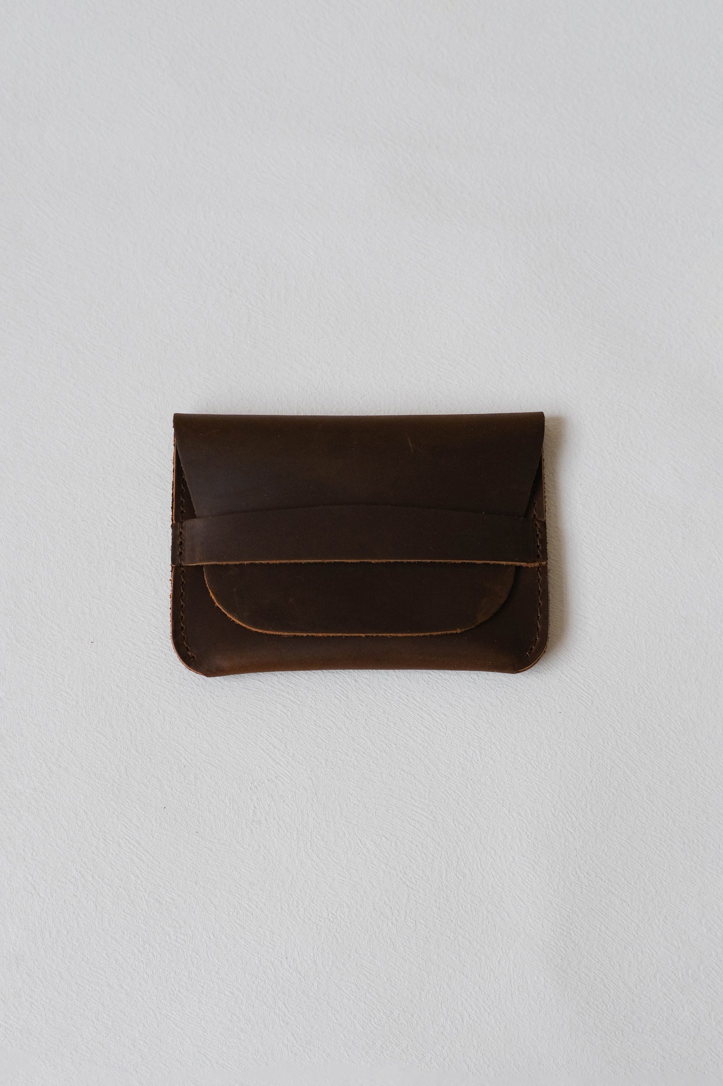 Handmade Genuine Leather Wallet In Coffee