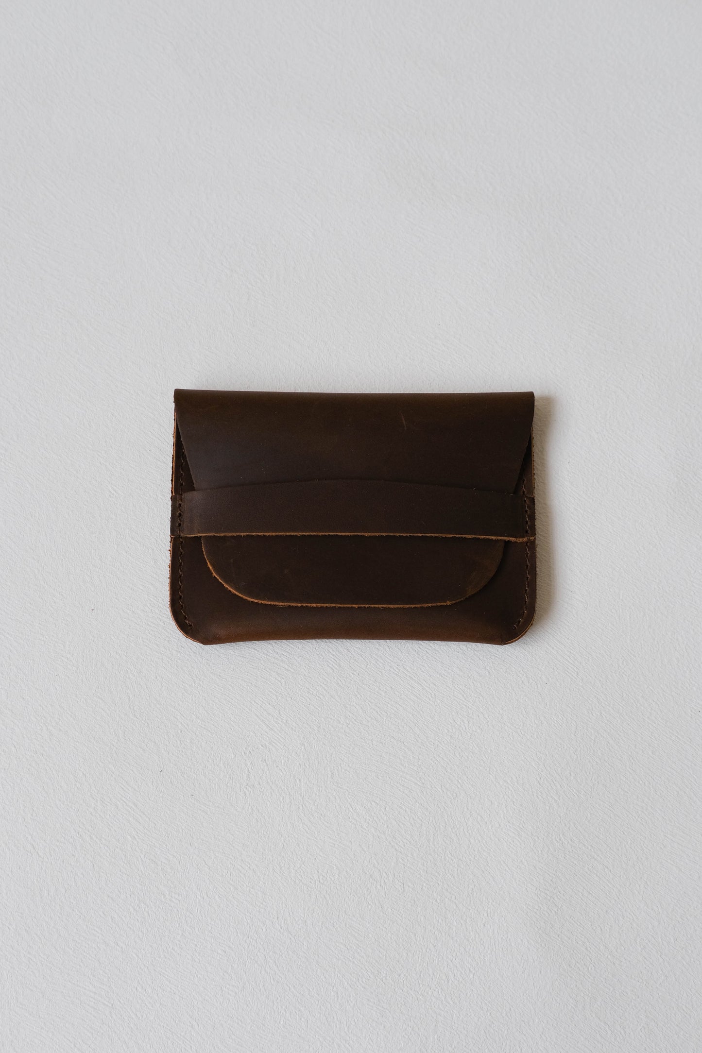 Handmade Genuine Leather Wallet In Coffee