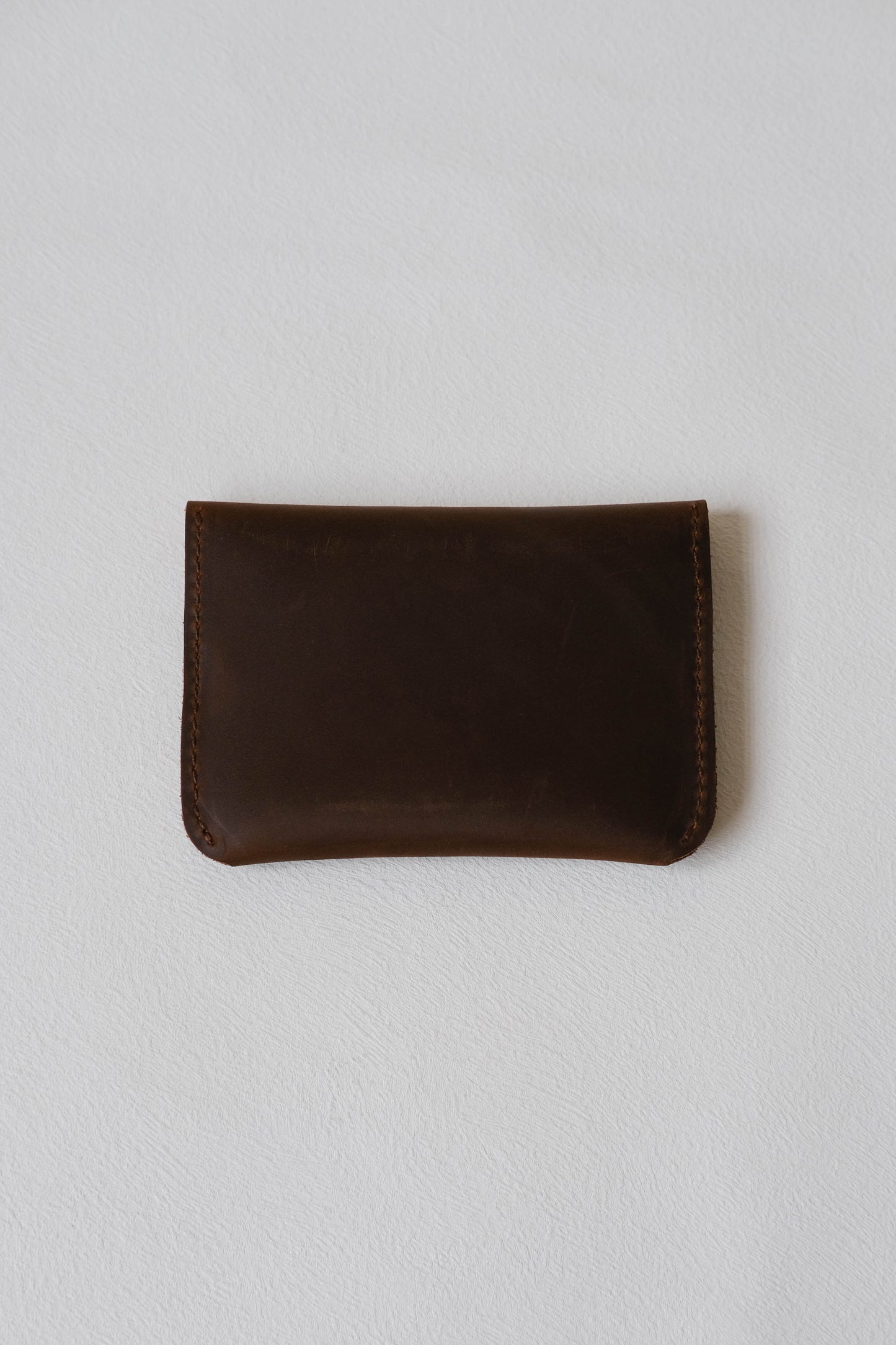 Handmade Genuine Leather Wallet In Coffee