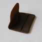 Handmade Genuine Leather Wallet In Coffee