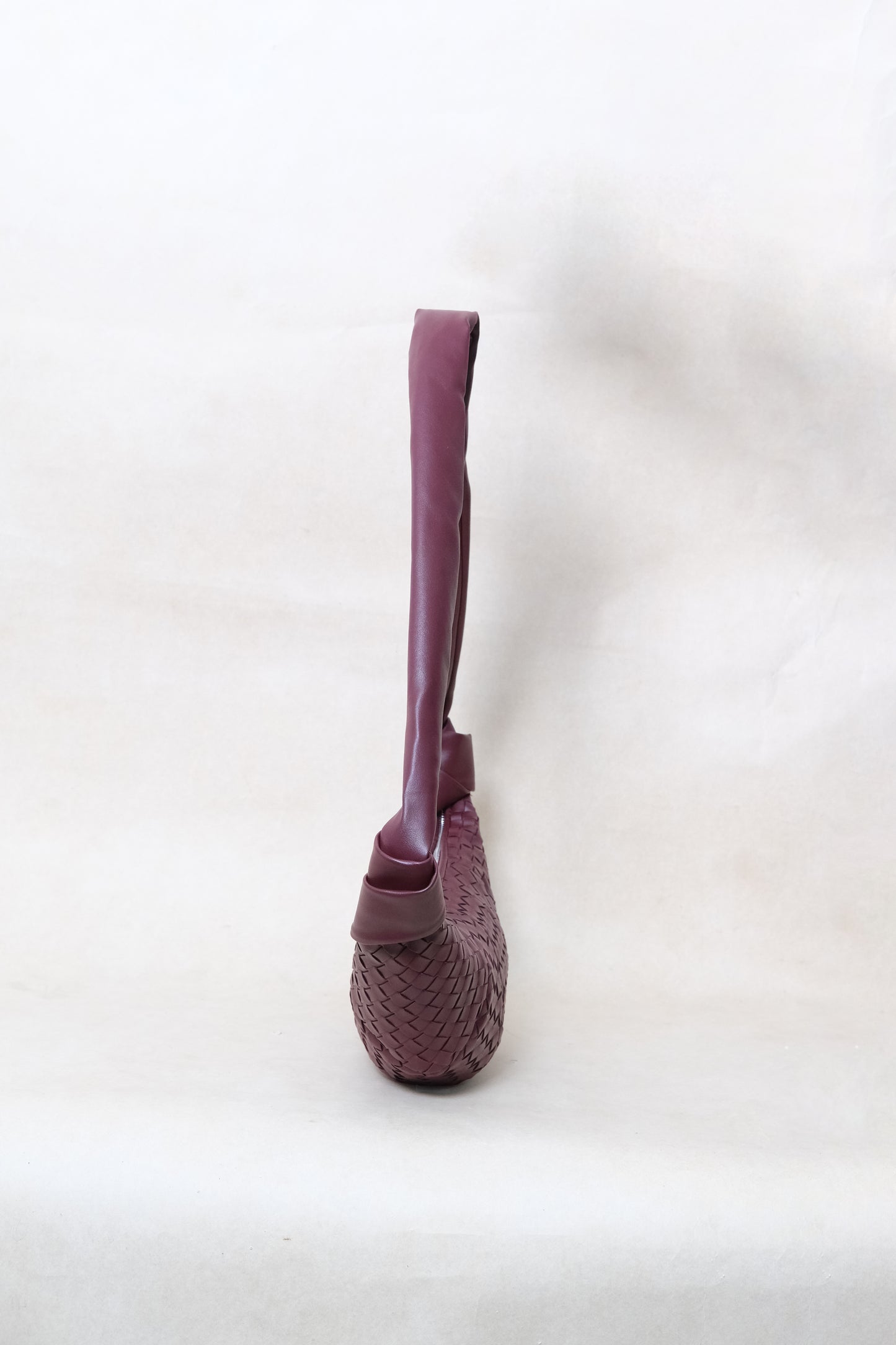 Artisan Classic Crescent Bag - Wine Red